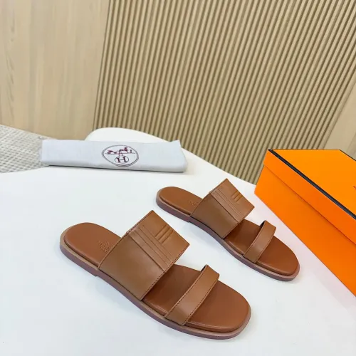 Replica Hermes Slippers For Women #1409040 $82.00 USD for Wholesale