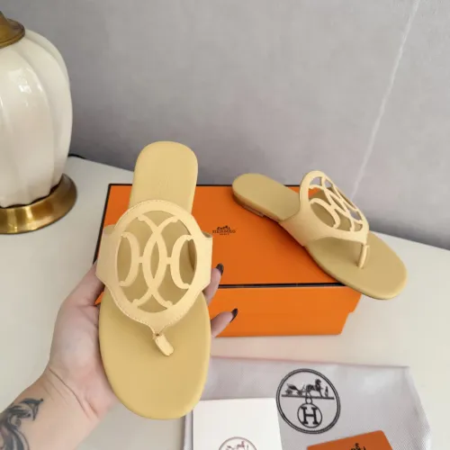 Replica Hermes Slippers For Women #1409052 $82.00 USD for Wholesale