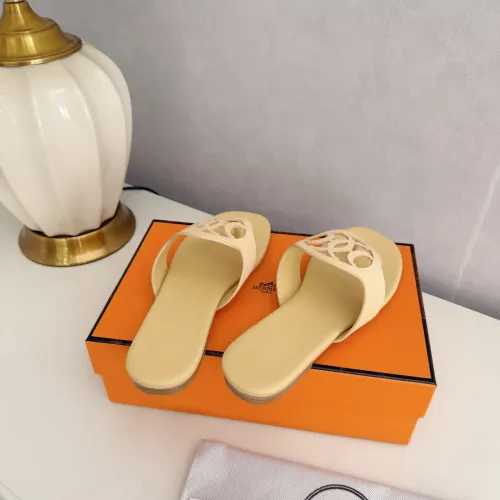 Replica Hermes Slippers For Women #1409052 $82.00 USD for Wholesale