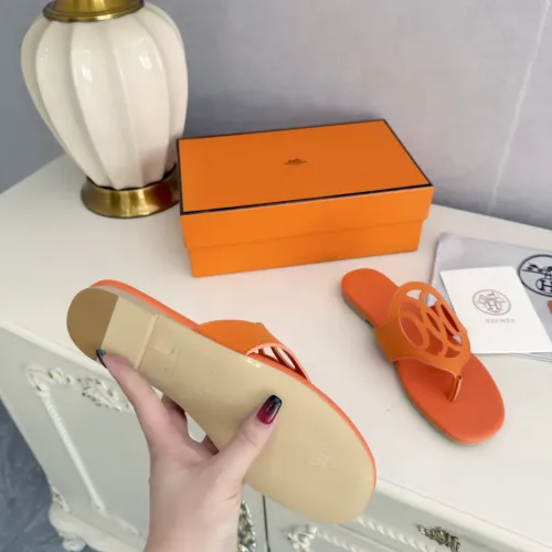 Replica Hermes Slippers For Women #1409054 $82.00 USD for Wholesale