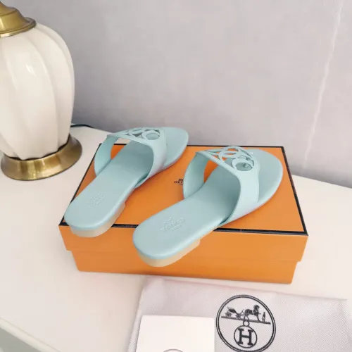 Replica Hermes Slippers For Women #1409060 $82.00 USD for Wholesale