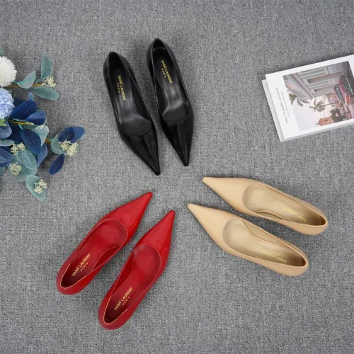 Replica Yves Saint Laurent YSL High-Heeled Shoes For Women #1409133 $105.00 USD for Wholesale