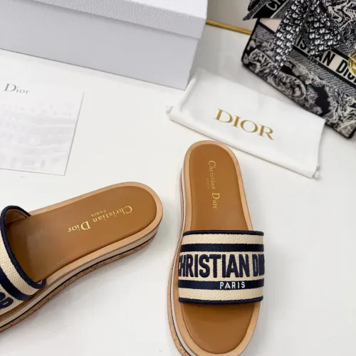 Replica Christian Dior Slippers For Women #1409178 $85.00 USD for Wholesale