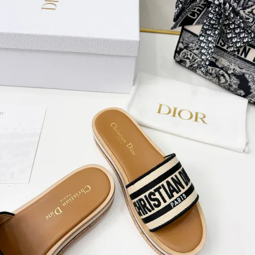 Replica Christian Dior Slippers For Women #1409179 $85.00 USD for Wholesale