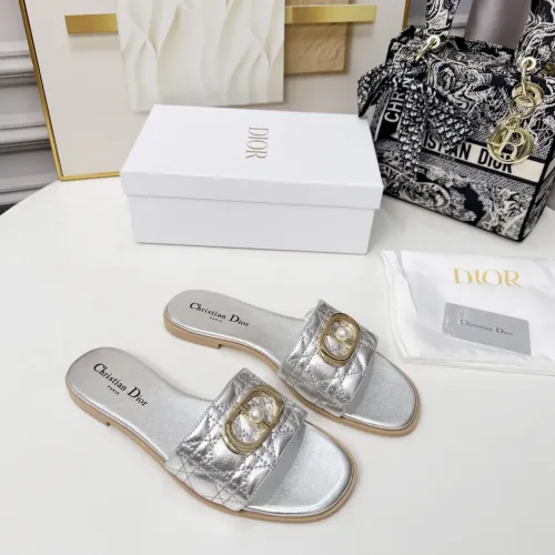 Replica Christian Dior Slippers For Women #1409181 $82.00 USD for Wholesale