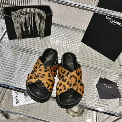 Replica Yves Saint Laurent YSL Slippers For Women #1409234 $85.00 USD for Wholesale