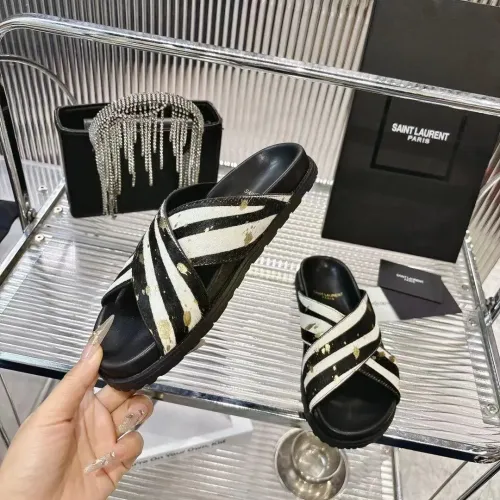 Replica Yves Saint Laurent YSL Slippers For Women #1409236 $85.00 USD for Wholesale