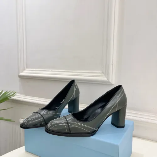 Replica Prada High-heeled Shoes For Women #1409237 $125.00 USD for Wholesale