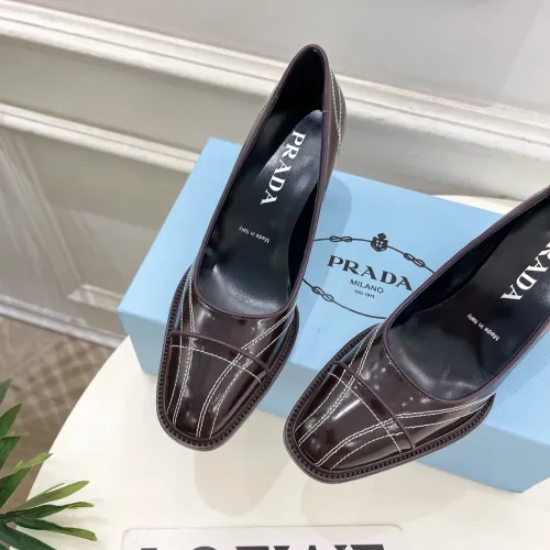 Replica Prada High-heeled Shoes For Women #1409238 $125.00 USD for Wholesale
