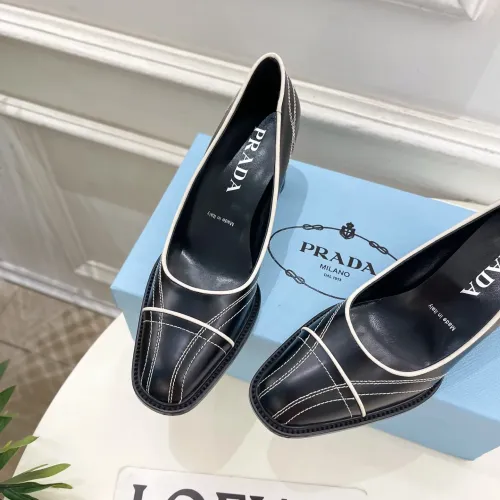 Replica Prada High-heeled Shoes For Women #1409239 $125.00 USD for Wholesale