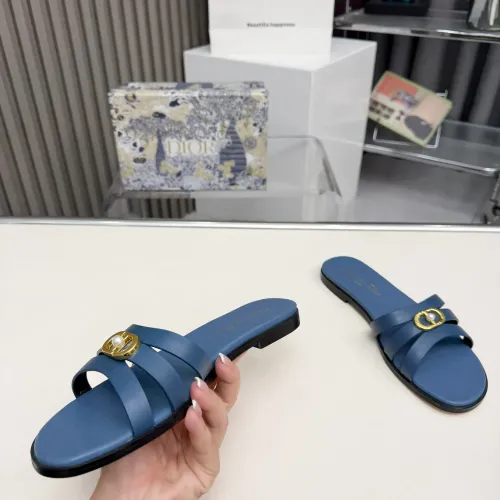 Replica Christian Dior Slippers For Women #1409325 $82.00 USD for Wholesale