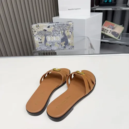 Replica Christian Dior Slippers For Women #1409326 $82.00 USD for Wholesale