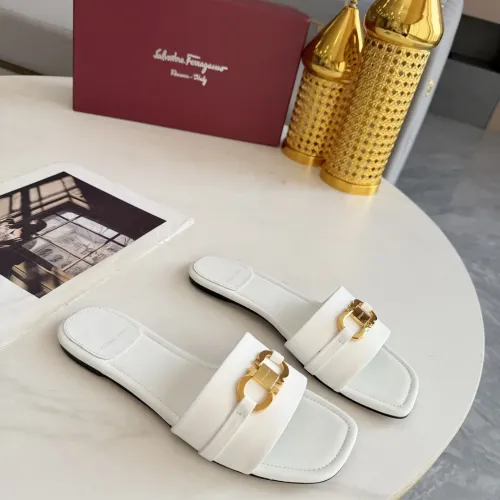 Replica Salvatore Ferragamo Slippers For Women #1409338 $82.00 USD for Wholesale