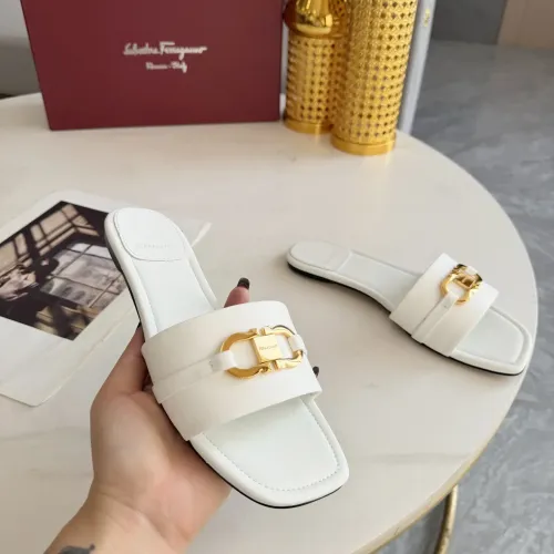 Replica Salvatore Ferragamo Slippers For Women #1409338 $82.00 USD for Wholesale