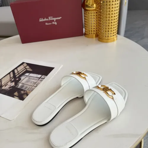 Replica Salvatore Ferragamo Slippers For Women #1409338 $82.00 USD for Wholesale