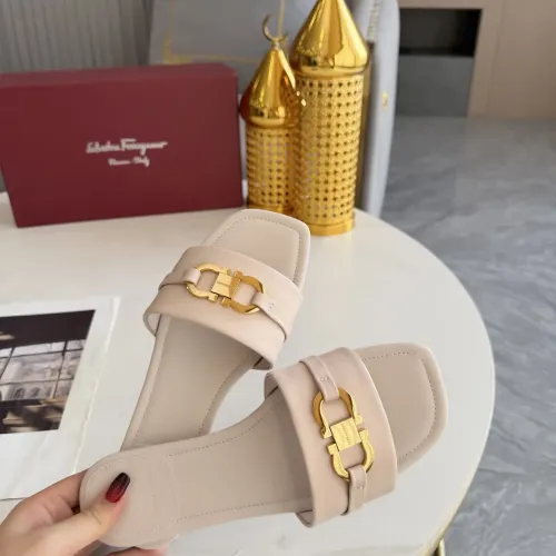 Replica Salvatore Ferragamo Slippers For Women #1409339 $82.00 USD for Wholesale