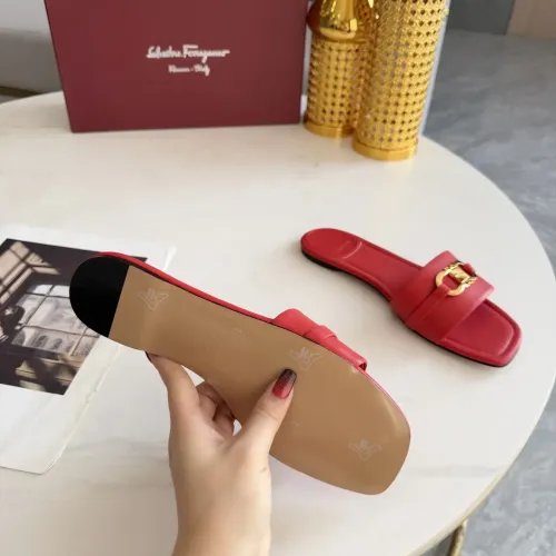 Replica Salvatore Ferragamo Slippers For Women #1409343 $82.00 USD for Wholesale