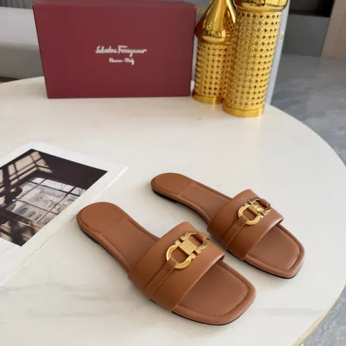 Replica Salvatore Ferragamo Slippers For Women #1409345 $82.00 USD for Wholesale