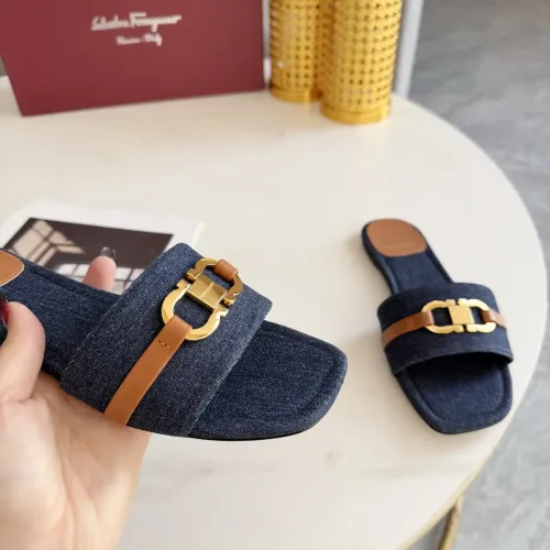 Replica Salvatore Ferragamo Slippers For Women #1409348 $82.00 USD for Wholesale