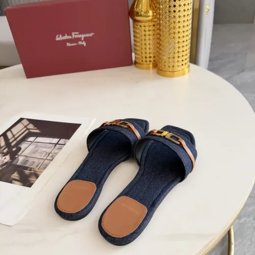 Replica Salvatore Ferragamo Slippers For Women #1409348 $82.00 USD for Wholesale