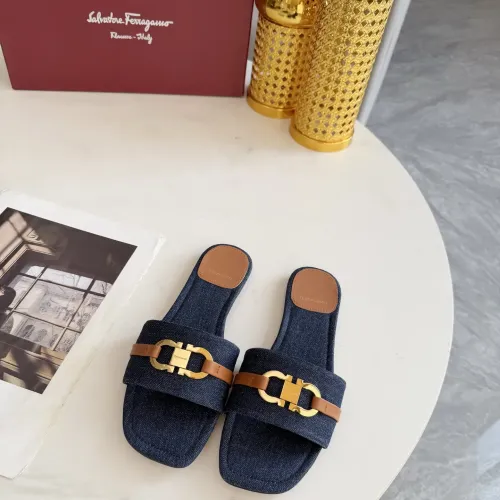 Replica Salvatore Ferragamo Slippers For Women #1409348 $82.00 USD for Wholesale