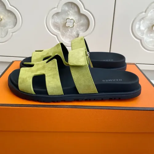 Replica Hermes Slippers For Men #1409370 $98.00 USD for Wholesale