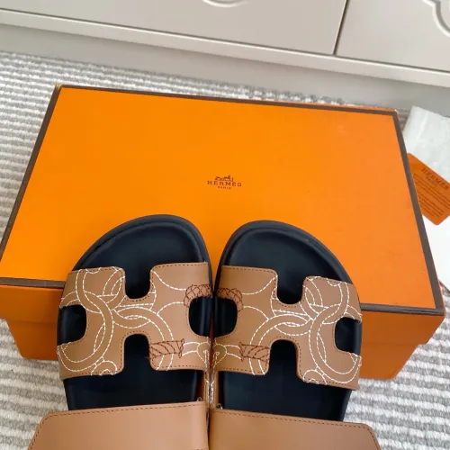 Replica Hermes Slippers For Men #1409376 $98.00 USD for Wholesale