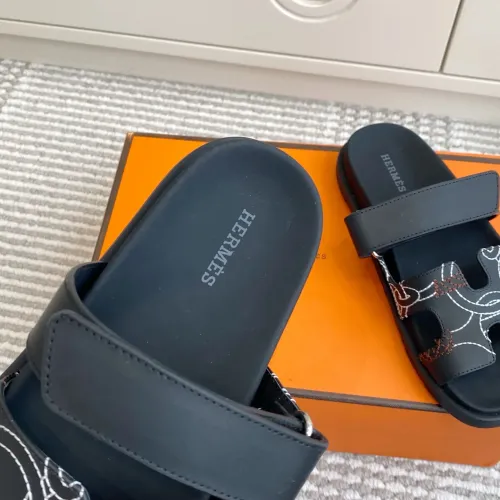 Replica Hermes Slippers For Women #1409377 $98.00 USD for Wholesale