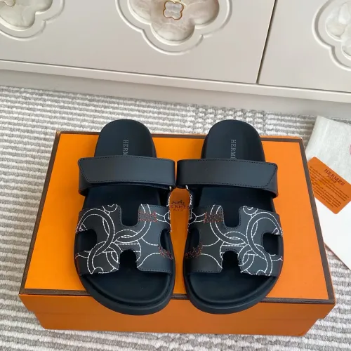 Hermes Slippers For Men #1409378 $98.00 USD, Wholesale Replica Hermes Slippers