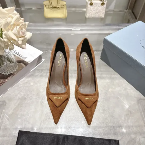 Replica Prada High-heeled Shoes For Women #1409410 $108.00 USD for Wholesale
