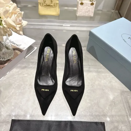 Replica Prada High-heeled Shoes For Women #1409413 $108.00 USD for Wholesale