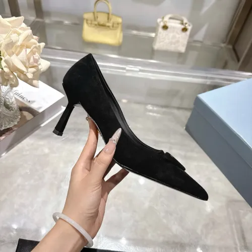 Replica Prada High-heeled Shoes For Women #1409413 $108.00 USD for Wholesale