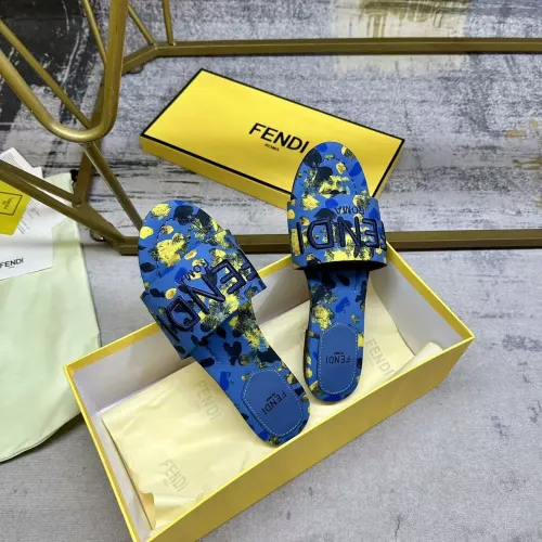 Replica Fendi Slippers For Women #1409498 $82.00 USD for Wholesale