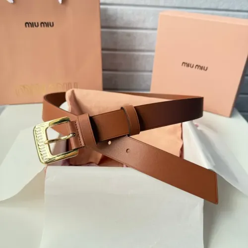 Replica MIU MIU AAA Quality Belts For Women #1409555 $52.00 USD for Wholesale