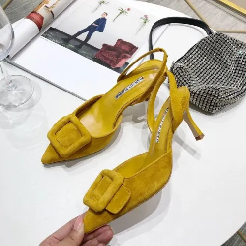 Replica Manolo Blahnik Sandals For Women #1409566 $98.00 USD for Wholesale