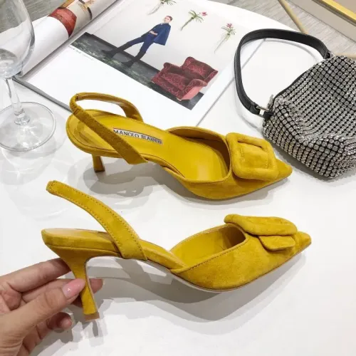 Replica Manolo Blahnik Sandals For Women #1409566 $98.00 USD for Wholesale
