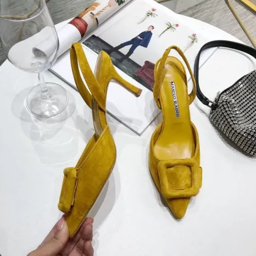Replica Manolo Blahnik Sandals For Women #1409566 $98.00 USD for Wholesale