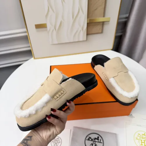 Replica Hermes Slippers For Women #1409630 $96.00 USD for Wholesale