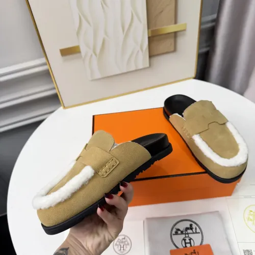Replica Hermes Slippers For Men #1409633 $96.00 USD for Wholesale