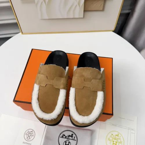Replica Hermes Slippers For Women #1409634 $96.00 USD for Wholesale