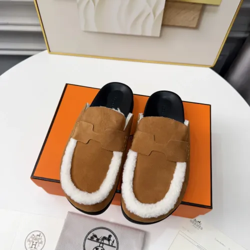 Replica Hermes Slippers For Men #1409637 $96.00 USD for Wholesale