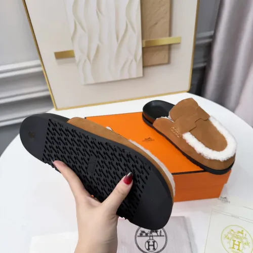 Replica Hermes Slippers For Men #1409637 $96.00 USD for Wholesale
