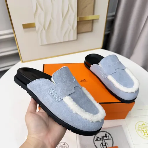 Replica Hermes Slippers For Women #1409646 $96.00 USD for Wholesale