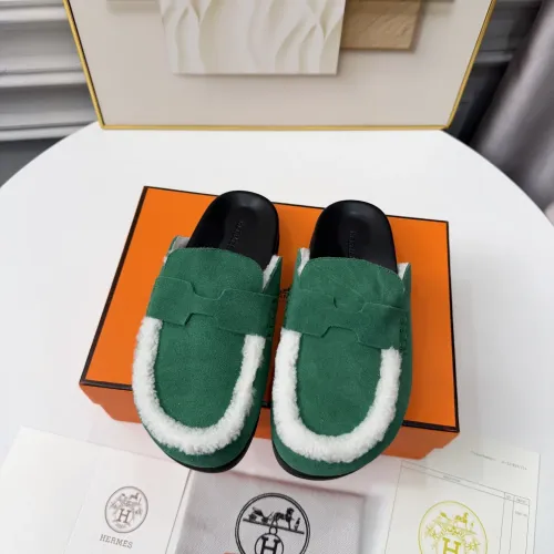 Replica Hermes Slippers For Women #1409650 $96.00 USD for Wholesale