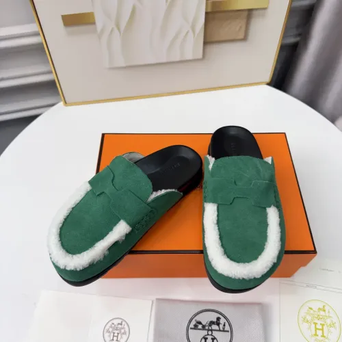 Replica Hermes Slippers For Women #1409650 $96.00 USD for Wholesale