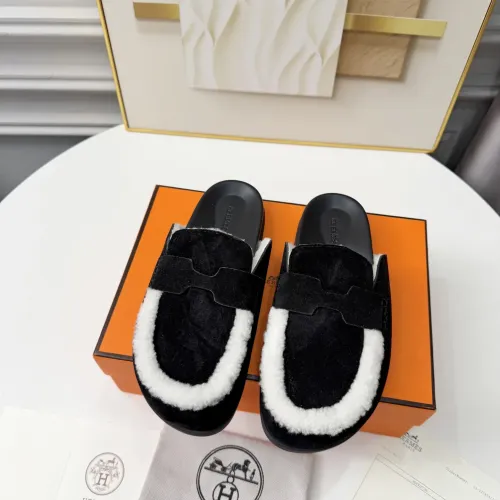 Replica Hermes Slippers For Women #1409652 $96.00 USD for Wholesale