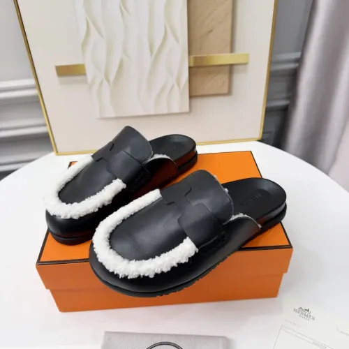 Replica Hermes Slippers For Men #1409657 $96.00 USD for Wholesale