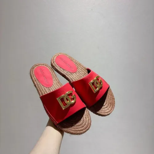 Dolce &amp; Gabbana D&amp;G Slippers For Women #1409664 $88.00 USD, Wholesale Replica Dolce &amp; Gabbana D&amp;G Slippers