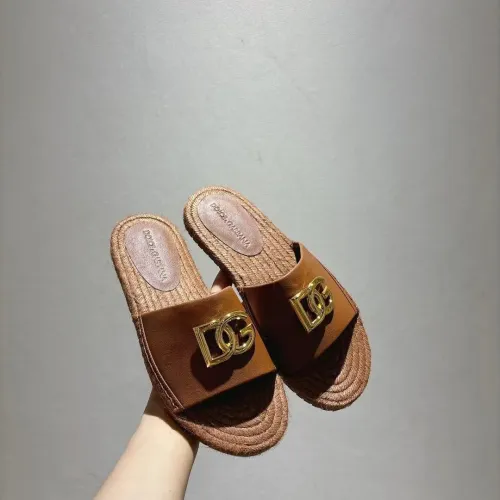 Dolce &amp; Gabbana D&amp;G Slippers For Women #1409665 $88.00 USD, Wholesale Replica Dolce &amp; Gabbana D&amp;G Slippers