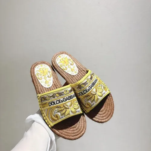 Dolce &amp; Gabbana D&amp;G Slippers For Women #1409668 $88.00 USD, Wholesale Replica Dolce &amp; Gabbana D&amp;G Slippers